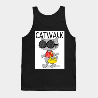 19 Catwalk Meowciaga Tank Top